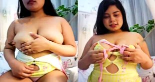 Chubby Girl Amesha Show Her Big Boobs And Curves